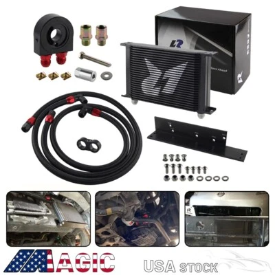 FOR FAIRLADY 350Z 370Z Z VQ35 VQ37 UPGRADE 24 ROW ENGINE OIL COOLER KIT Foto 1 de 4