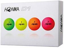 Honma Golf golf ball New D1 BT-1801 Multi color 12-pieces w/Tracking# New Japan