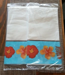 2X Gartner 2009 Luau Hawaiian Hibiscus Beach Pool Party TableCover - Jane Davies - Picture 1 of 6