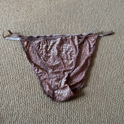 Bikini Skims Sienna Terciopelo Logo Tanga, Talla 4X Nuevo con Etiquetas Foto 1 de 4
