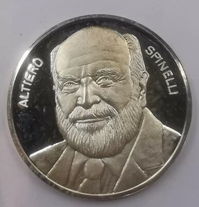 Unión Europea EUROPA 1987 Corona Thaler Plata Altiero Spinelli - Imagen 1 de 2
