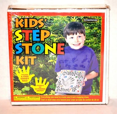 Milestones - Kids Step Stone Kit – Create One 8 Inch Stepping Stone – New/Sealed - Image 1 of 4