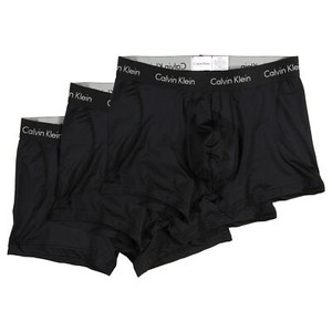 Calvin Klein Men Boxer Shorts Black Trunks CK U8721 Men's Underwear Briefs 3 Pcs