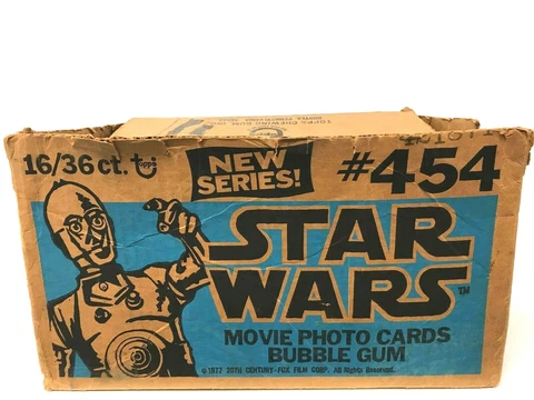 Star Wars TOPPS SERIES 2 EMPTY CASE DISPLAY BOX ONLY *No Packs* VINTAGE 1977 Cover