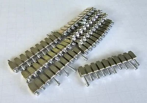 Entrelec 1SNA168974R0000 BJM8-10 (lote de 8) puentes de bloque de terminales - nuevos - Imagen 1 de 2