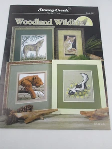 Stoney Creeks WOODLAND WILDLIFE Counted Cross Stitch Pattern BOOK Only - Picture 1 of 2