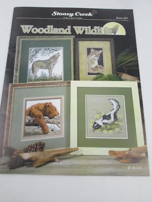 Stoney Creeks WOODLAND WILDLIFE Counted Cross Stitch Pattern BOOK Only - Image 1 of 2