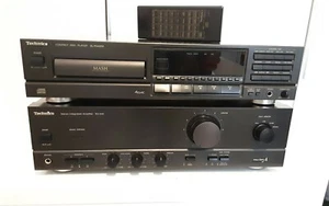 AMPL SU 610+ CDROM MASH SL PG 420 A HIFI TECHNICS  NEW CLASS A VINTAGE 30 WATTS - Foto 1 di 9