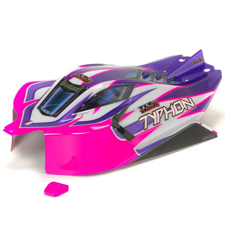 ARRMA ARA406162 1/8 Painted Decaled Trimmed Body TLR Tuned Pink for Typhon - Image 1 of 1