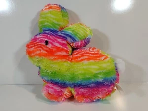 Dan Dee Collectors Choice Regenbogen Osterhase Hase Plüschkissen 15 Zoll Neon 2018 - Bild 1 von 4