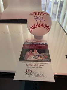 SANTIAGO  ESPINAL CINCINNATI REDS BLUE JAYS SIGNED ROLM BASEBALL JSA - Picture 1 of 2