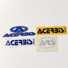 4 Vintage Acerbis Italia Motorcycle Racing Stickers Rare! 