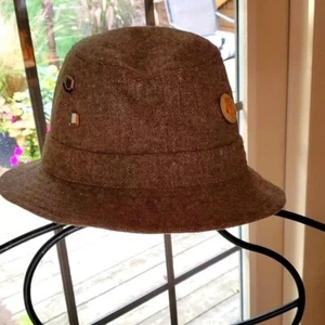 Sombrero Fedora Jonathon Richards Vintage Donegal Tweed 100% Lana Talla Sombrero L Irlanda - Imagen 1 de 13
