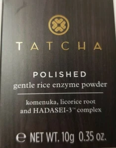 TATCHA Polished GENTLE RICE ENZYME POWDER, 0.35OZ/10G IN The Box SHIPPING FREE - Picture 1 of 5