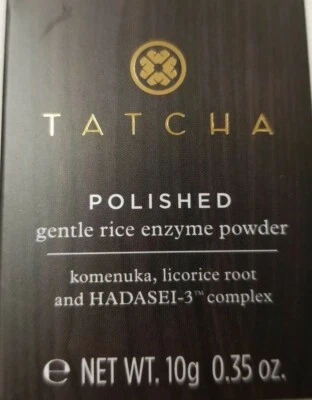 TATCHA Polished GENTLE RICE ENZYME POWDER, 0.35OZ/10G IN The Box SHIPPING FREE - Image 1 of 4