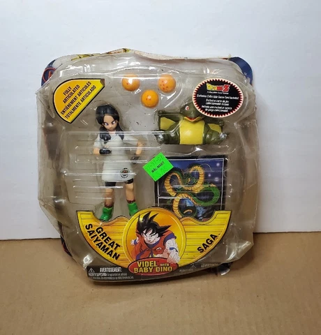 Vintage 2002 Irwin Toys Dragon Ball Z Videl with Baby Dino Figure - NEW! READ! Cover