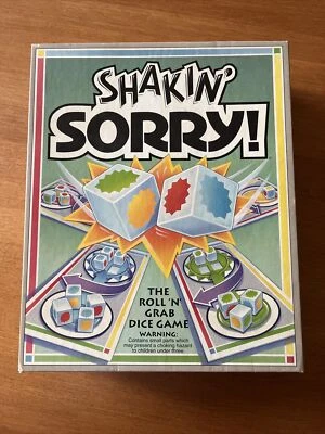 VINTAGE Skakin Sorry Dice Game COMPLETE Parker Brothers 1992 Children's Kids - Image 1 of 3