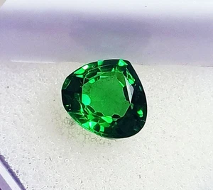 Natural Green Garnet 4.30 Ct Loose Gemstones Pear Shape Certified - Picture 1 of 4