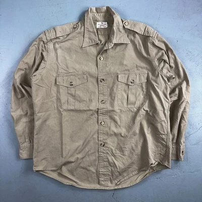 Vintage Abercrombie & Fitch Shirt Mens XL Safari 50s 60s Combed Cotton Hiking - Image 1 of 4