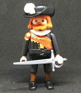 Playmobil Edler Schwarzer Ritter mit Schwert - Spanische Renaissance - C42 - Bild 1 von 4
