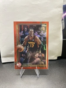 ONYEKA OKONGWU - 2025 Topps  - orange # /25- Atlanta Hawks - Picture 1 of 2
