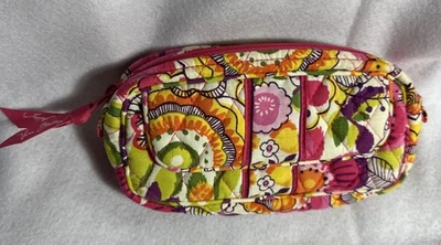 Vera Bradley Clementine Pink Floral Makeup Cosmetic Bag w/ Mirror NWOT - Image 1 of 4