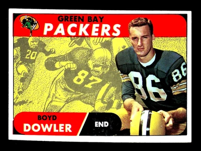 1968 TOPPS "BOYD DOWLER" GREEN BAY PACKERS #105 NM-MT OR BETTER! COMBINED SHIP! - Image 1 of 2