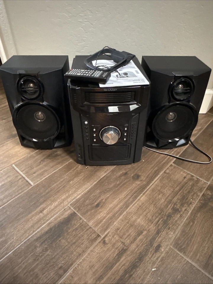 Sharp CD-BH950 5-Disc Mini Component Speaker System CD Bluetooth With Remote - Image 1 of 4