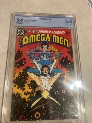 Omega Men #3 CBCS 9.4 Graded Comic - First Lobo - 1983 Bondage Cover - Image 1 of 3