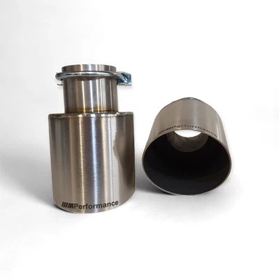 BMW 335i M Performance Exhaust Trims Tail Pieces Sports Exhaust 100mm No - Image 1 of 4