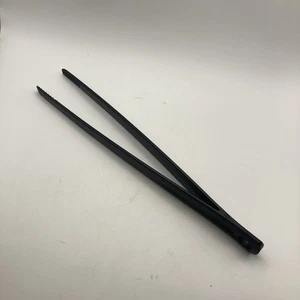 Japanese Style Nylon Black Non-Slip Kitchen Tongs Heat Resistant Cooking Utensil - Picture 1 of 10