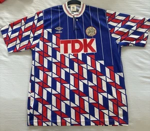 AFC Ajax 1989/1990 Away Shirt / Jersey - Adult Medium - Picture 1 of 8