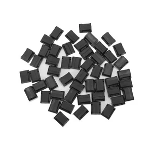 ▪⊹50PCS SelfAdhesive Cable Clips Management Black Automobile Accessories For - Afbeelding 1 van 12