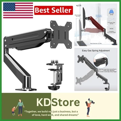 Fully Adjustable Gas Spring Monitor Arm for 17-32 Inch Screens - Image 1 of 4