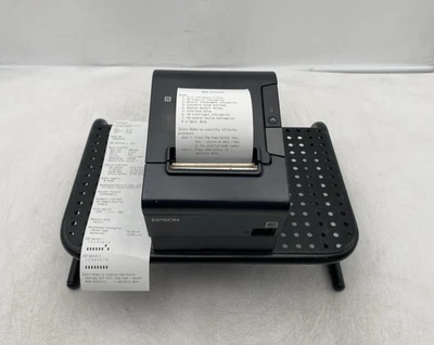 Epson TM-T88VI M338A Thermal POS Receipt Printer *NO AC ADAPTER - Image 1 of 4