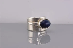 Anillo David Andersen Plata Esterlina Sodalita Modernista Noruega Banda 925 Talla: 5 - Imagen 1 de 8