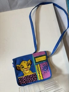 Monedero vintage de los 90 para niñas pequeñas Disney El Rey León Simba usado en excelente estado peine *Espejo roto - Imagen 1 de 14