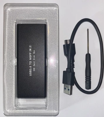 externe Festplatte - M.2 USB 3.0 - mit einer M.2 128GB bestückt -1# - Bild 1 von 4