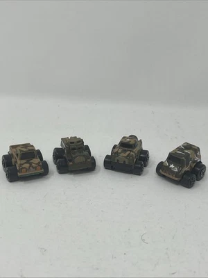 VTG 80’S Micro Machines Military Camo Stomper, Cargo Truck, Van & Big Wheel - Image 1 of 4