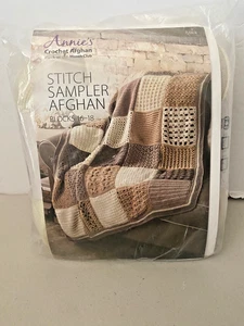 Annie’s Stitch Sampler Crochet Hilo Afgano y Bloques de Patrón 16-18 Sellado en Paquete - Imagen 1 de 2