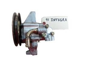 90-91 Acura Integra Power Steering Pump Assembly w/Pulley OEM - Picture 1 of 7