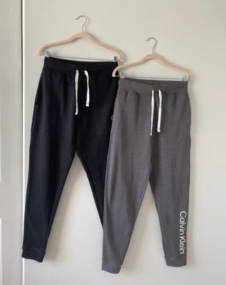 Calvin Klein Women’s Joggers Sleepwear Set 2-Pack Black & Gray - Image 1 of 4
