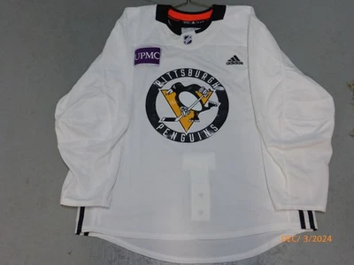 Тренировочная футболка Pittsburgh Penguins размер 56 белая Adidas  - Изображение 1 из 2