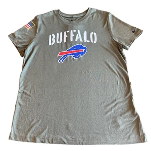 NWT Nike Buffalo Bills NFL Salute To Service Short Sleeve Shirt Size Women’s XL - Picture 1 of 8