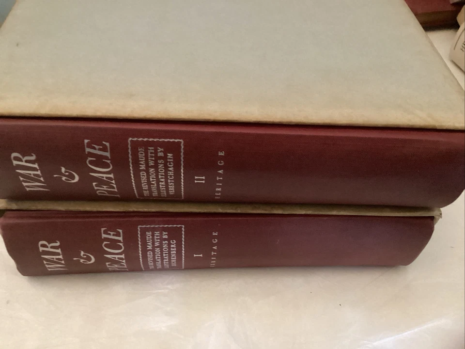Tolstoy - War and Peace (Heritage Press) - 2 Vol. Hardback Set - Image 1 of 1
