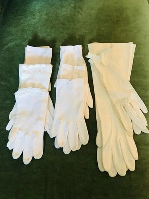 Lote de 9 pares de guantes de vestir formales vintage de 1920 para mujer Foto 1 de 4