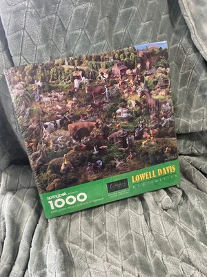 Vintage Springbok LOWELL DAVIS R.F.D AMERICA 1000 Pc Jigsaw Puzzle 100% Sealed - Image 1 of 2