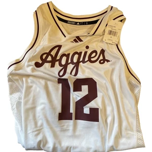 NEW Adidas Texas A&M Aggies Swingman Basketball Jersey Men's $90 NCAA LARGE - Picture 1 of 14