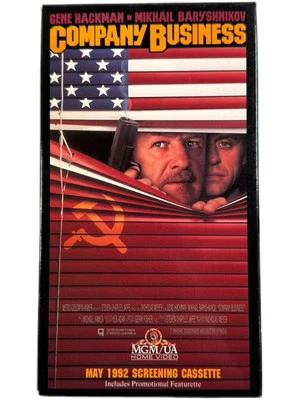 GENE HACKMAN Company Business VHS Rare May 1992 Screening Cassette KGB Thriller - Image 1 of 4