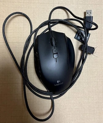 Gaming Mouse Logicool Logitech G600 20 Programmable Buttons 8200dpi Wired USB - Image 1 of 4